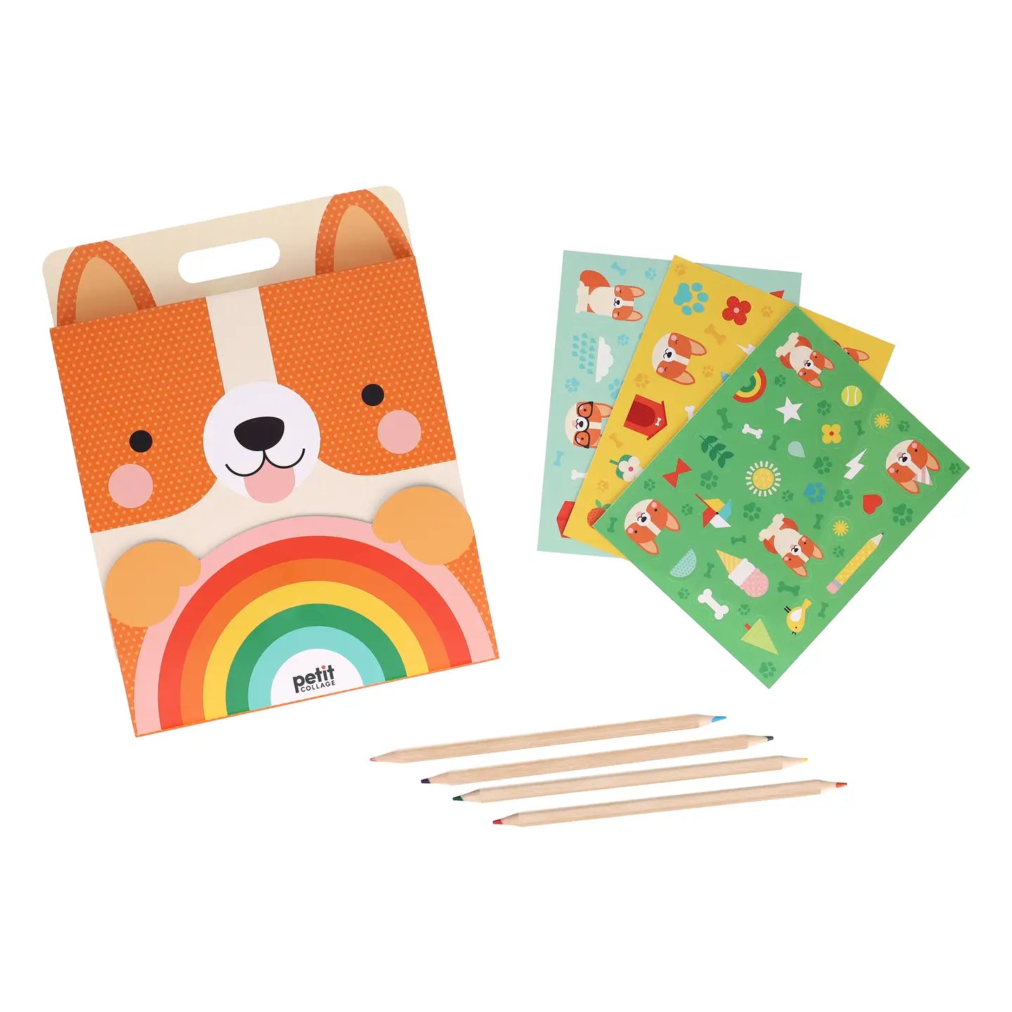 Carry-Along Corgi Sketch Set