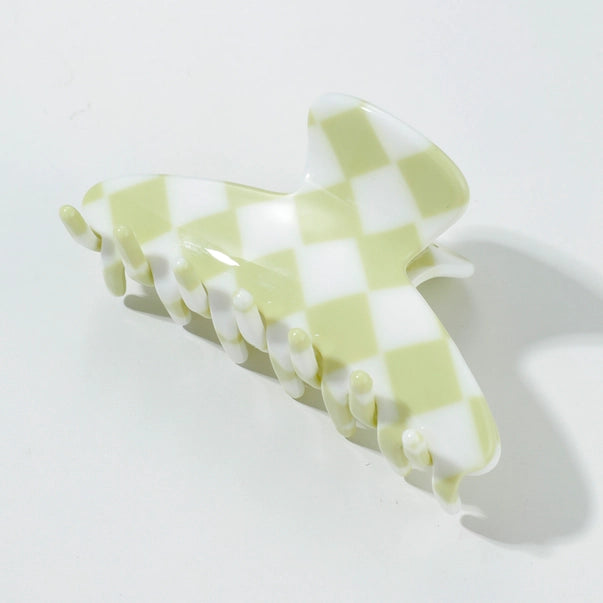 Checkmate Hair Claw Clip