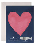 E.Frances From Me to You Heart Greeting Card