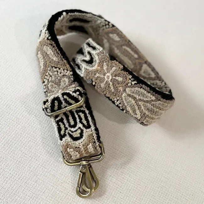 Jenny Krauss Embroidered Adjustable Bag Strap