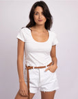 Evin Leather Wrap Belt