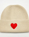 Heart Cotton Beanie Hat