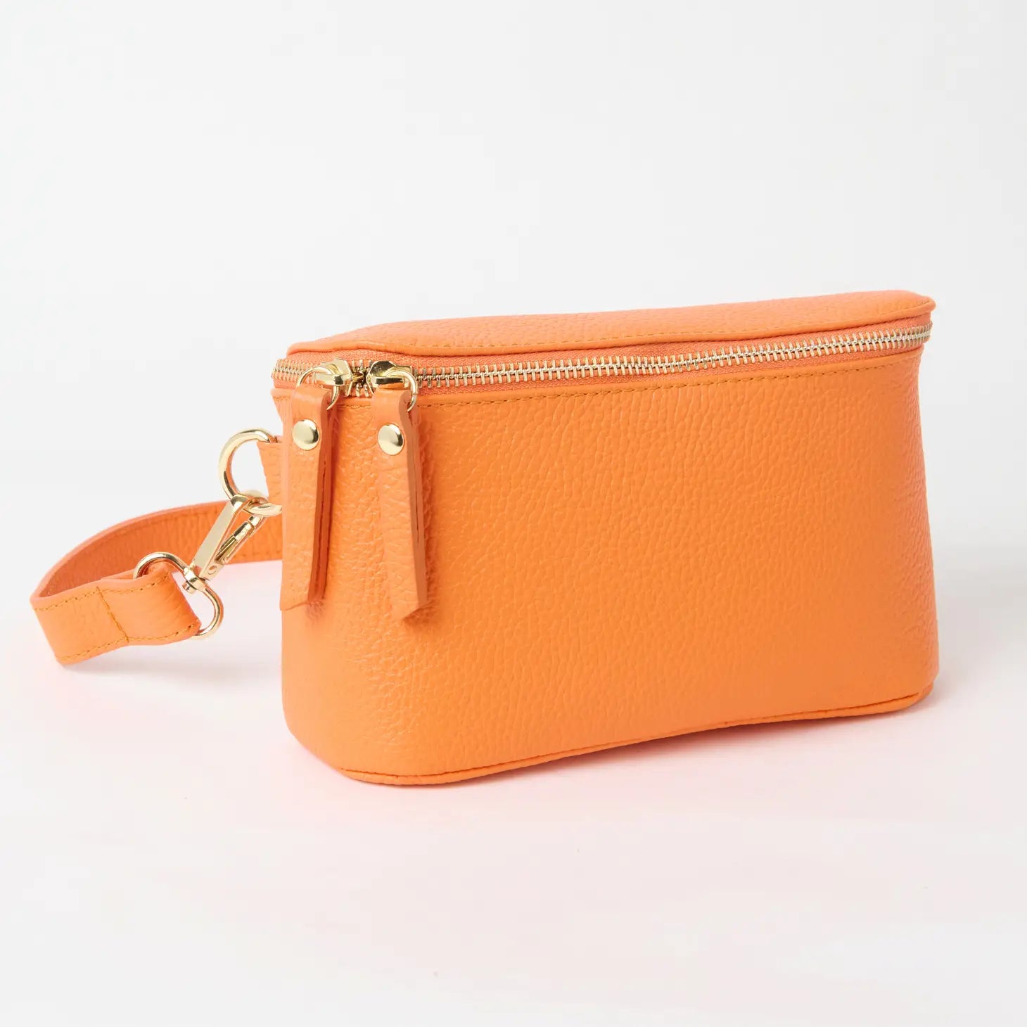 Justin Gregory Rosey Leather Crossbody Belt Bag