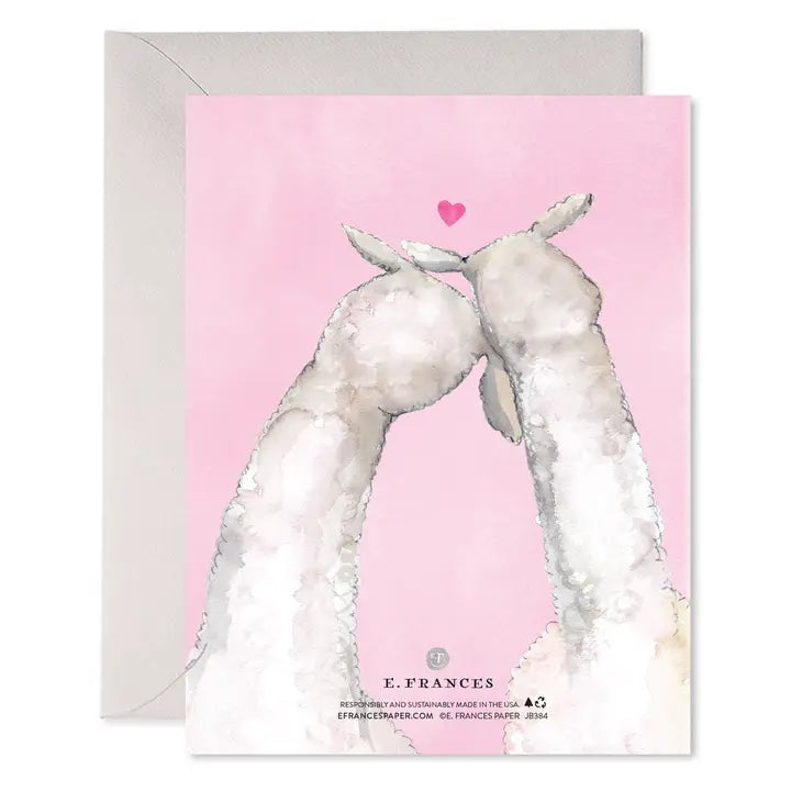 E.Frances Llama Love Greeting Card