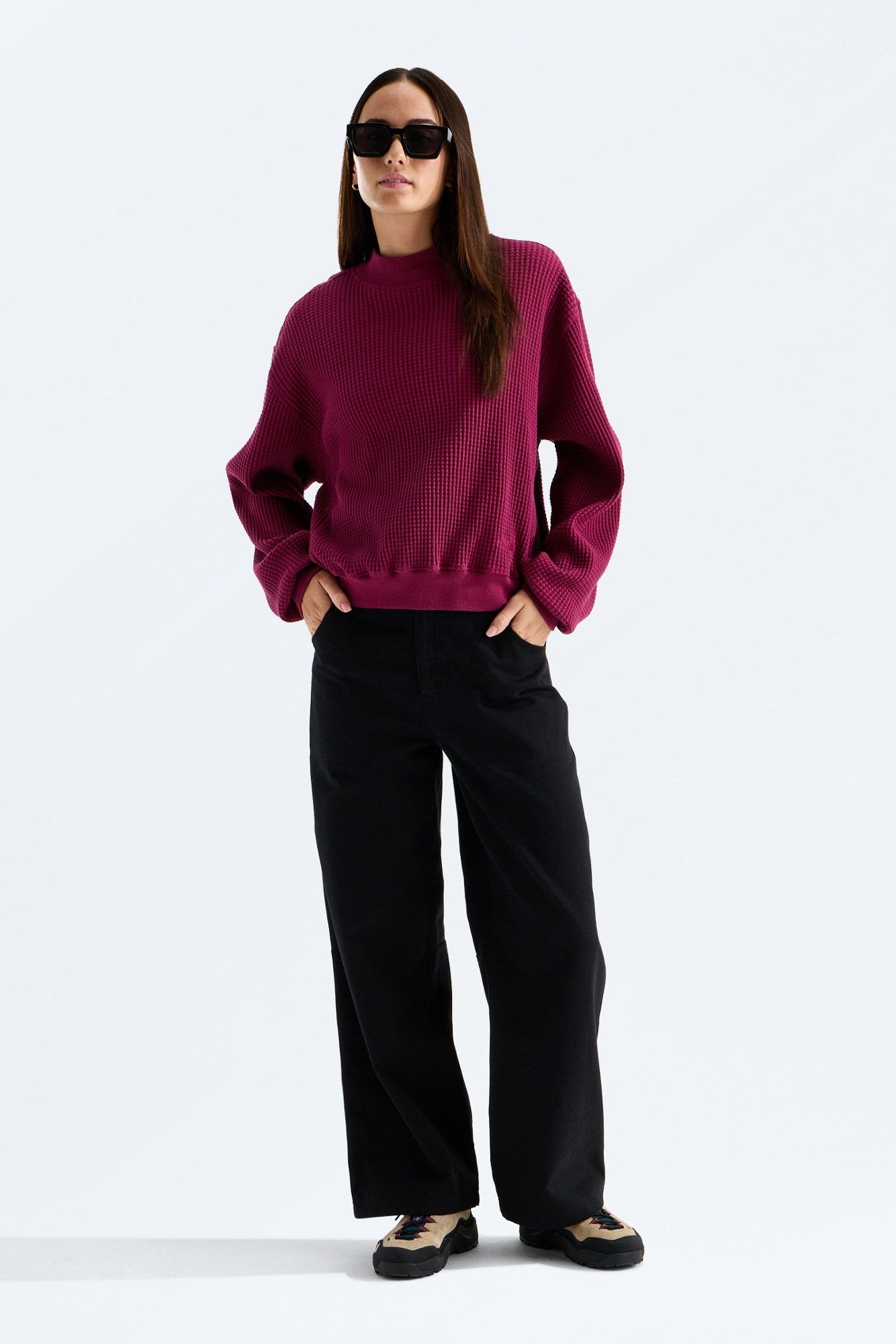TNF W's Chabot 2.0 Long Sleeve Mock Neck
