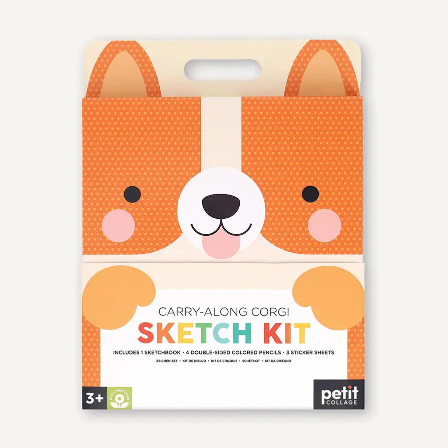 Carry-Along Corgi Sketch Set