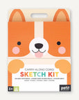 Carry-Along Corgi Sketch Set