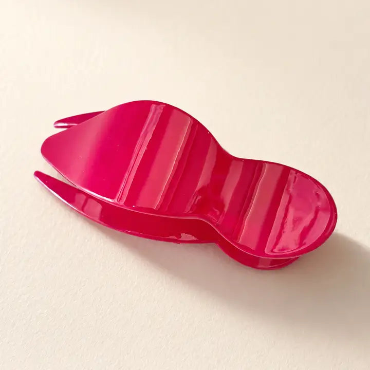 Glossy Bonnie Side Hair Claw Clip