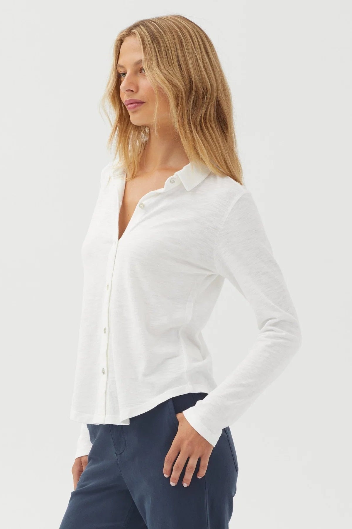 Bella Dahl Button Up Knit Top