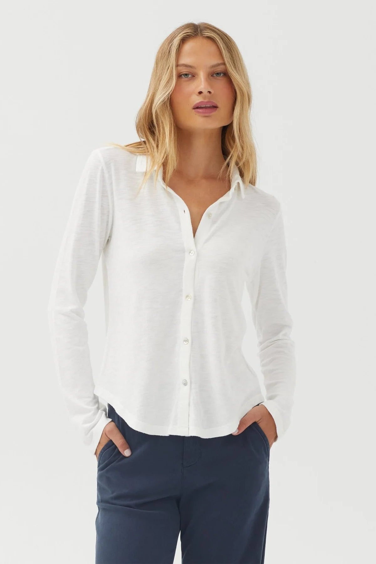 Bella Dahl Button Up Knit Top