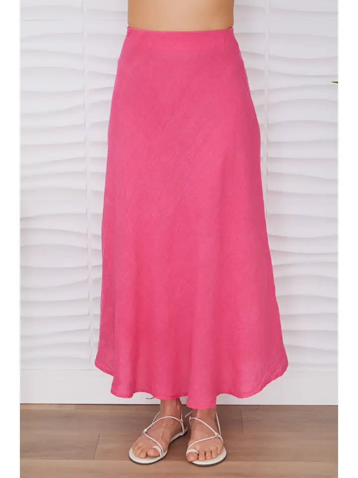 Bella Linen Maxi Skirt