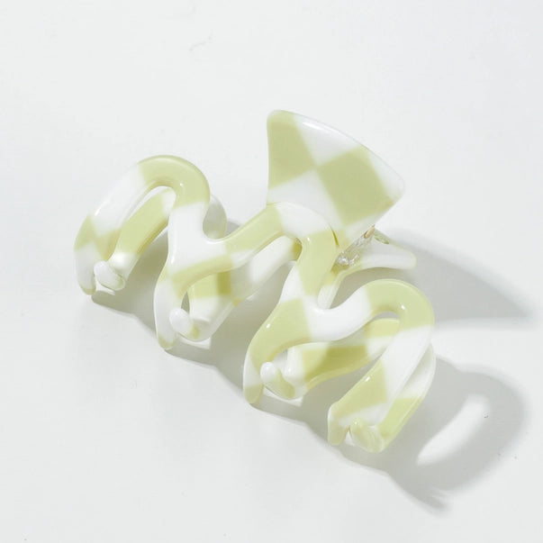 Checkmate Hair Claw Clip