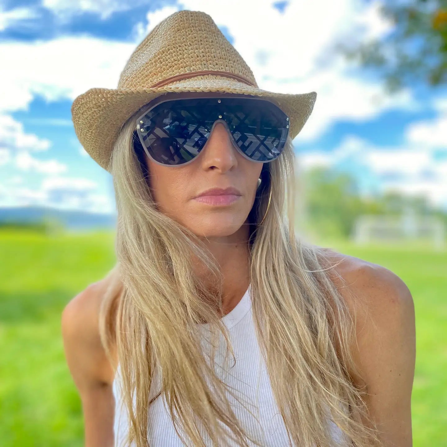 The Santa Fe Raffia Fedora Hat
