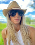 The Santa Fe Raffia Fedora Hat