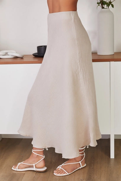 Bella Linen Maxi Skirt