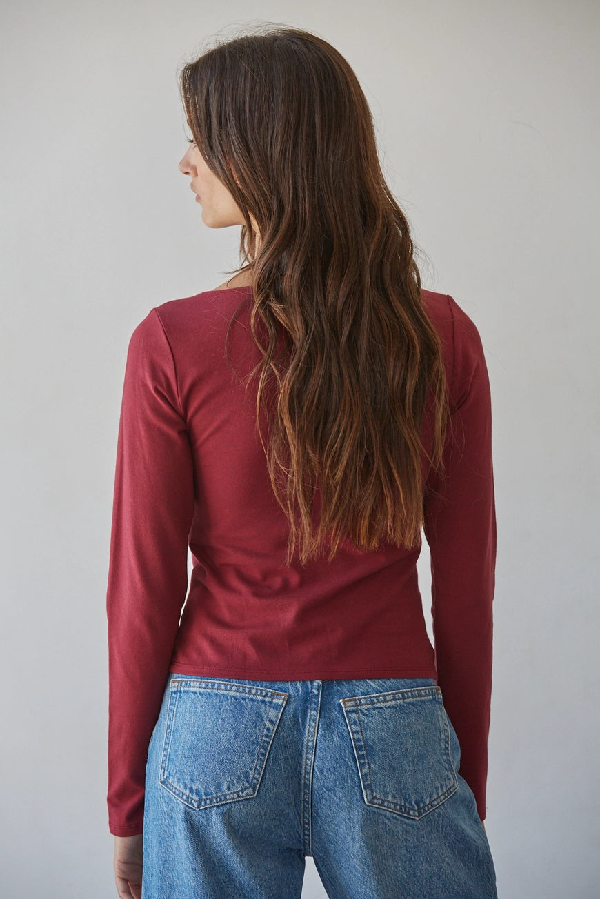 Allez Long Sleeve Boat Neck