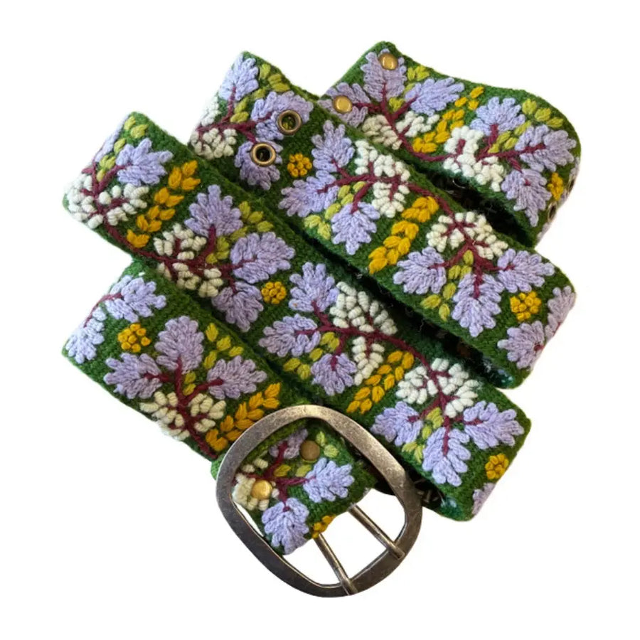Jenny Krauss Wisteria Embroidered Belt