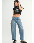The New Barrel Medium Denim Barrel Jeans