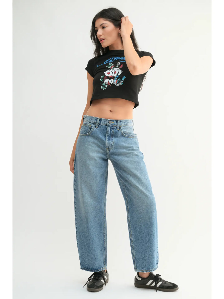 The New Barrel Medium Denim Barrel Jeans