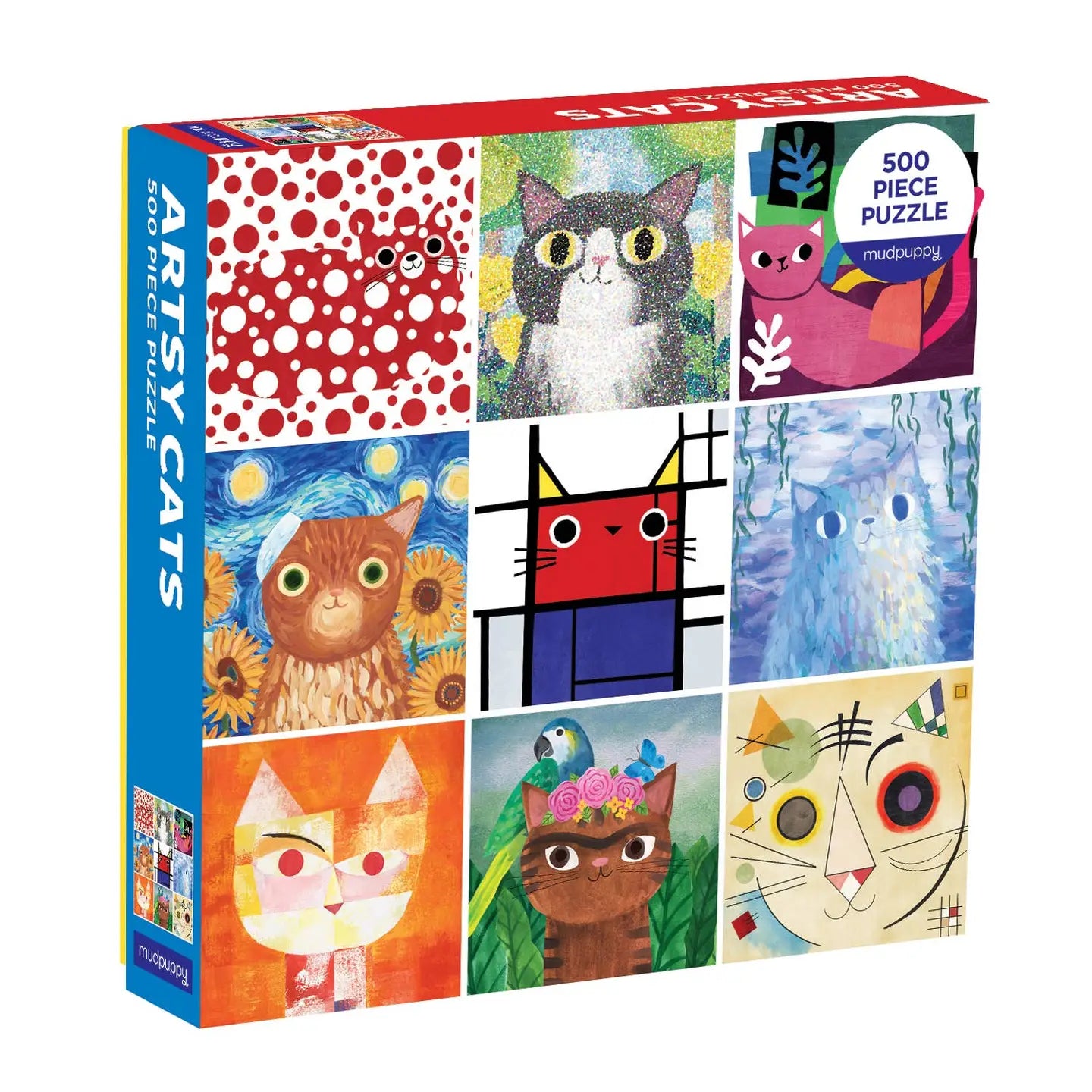 Artsy Cat 500 Piece Family Puzzle