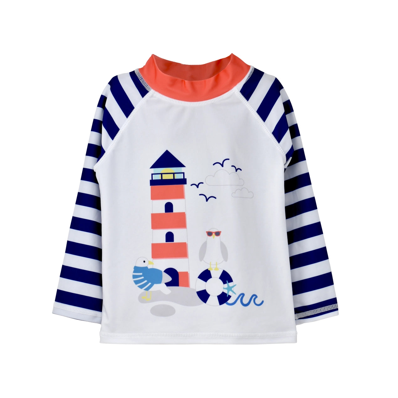 Flap Happy K's UPF 50+ Graphic Rash Guard Swim top