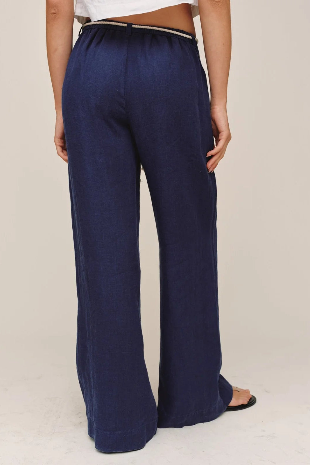 Bella Dahl Clean Waist Pintuck Wide Leg Pant