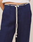 Bella Dahl Clean Waist Pintuck Wide Leg Pant