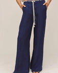 Bella Dahl Clean Waist Pintuck Wide Leg Pant