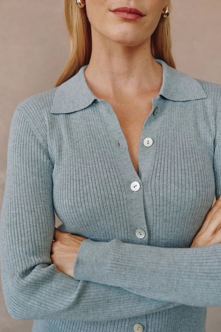 Bella Dahl Collared Button Down Sweater