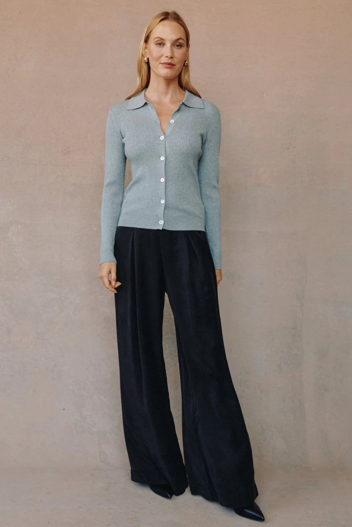 Bella Dahl Collared Button Down Sweater