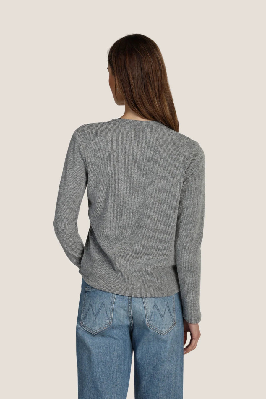Cozy Rib Crewneck Long Sleeve T-Shirt