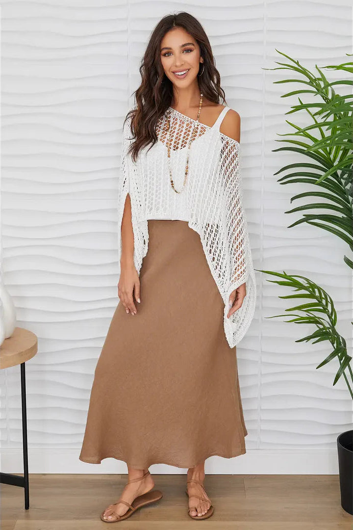 Bella Linen Maxi Skirt