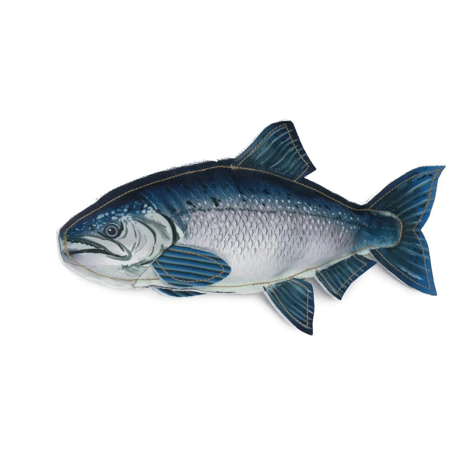 Denim Fishy Dog Toy