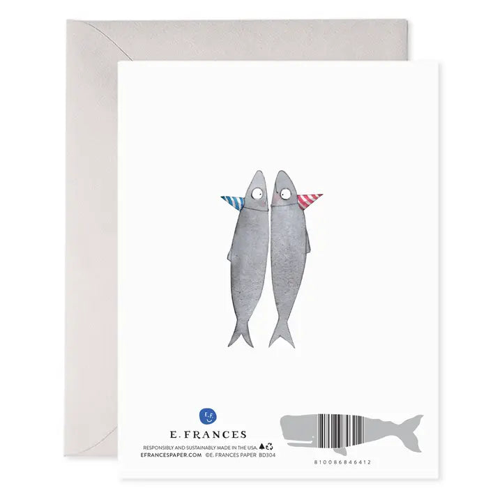 E. Frances Sardines Birthday Greeting Card