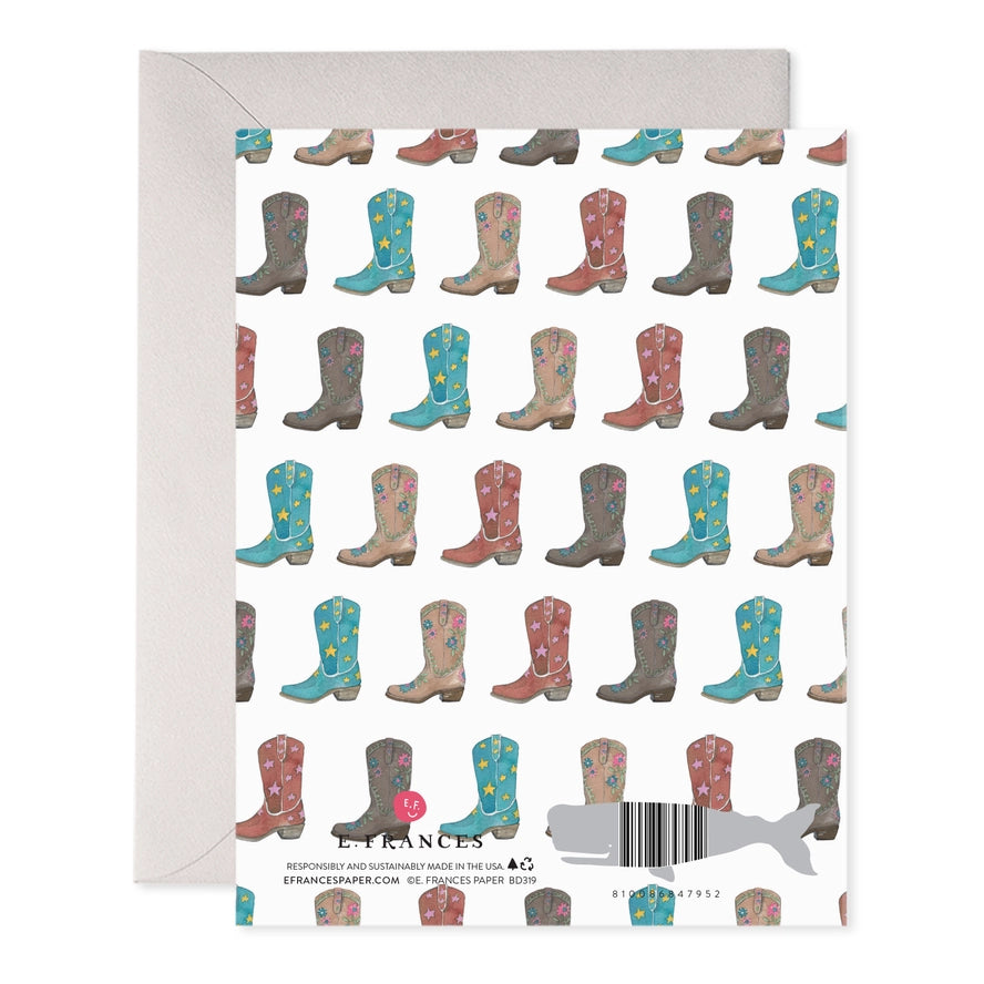 E. Frances Giddy Up Cowboy Birthday Greeting Card