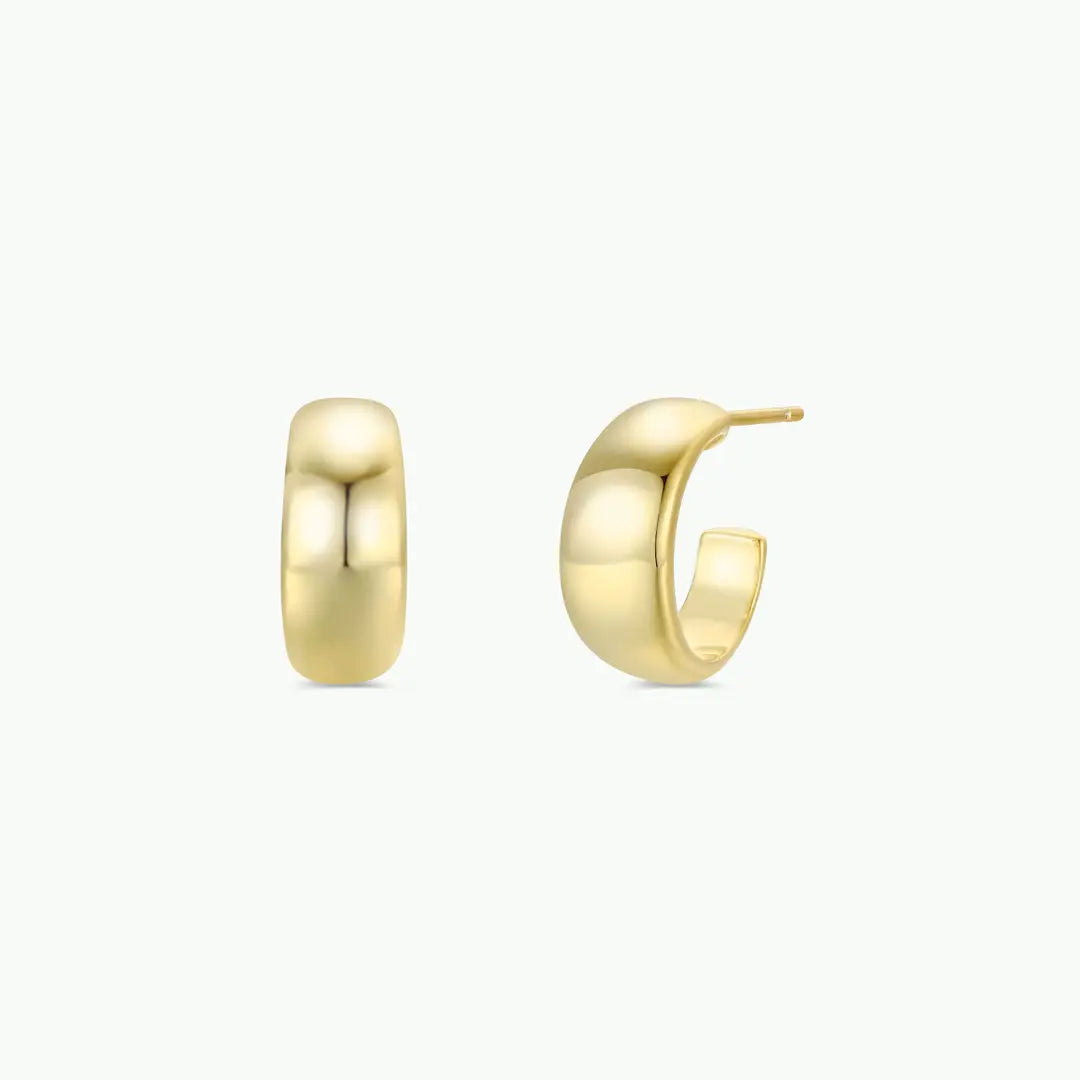 JK Hoop Wide Earrings