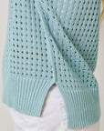 Open Stitch High Low Sweater