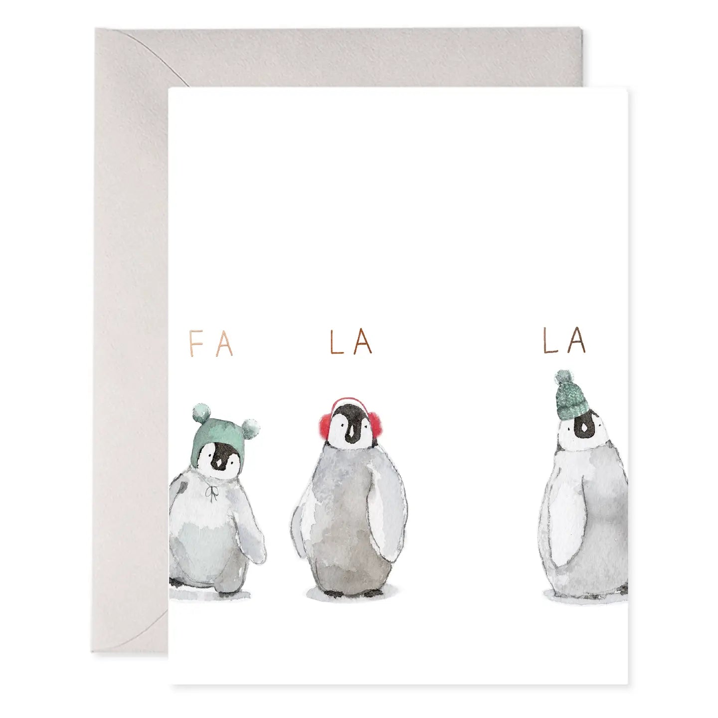 E.Frances Cozy Penguins Boxed Set of 6 Holiday Christmas Cards