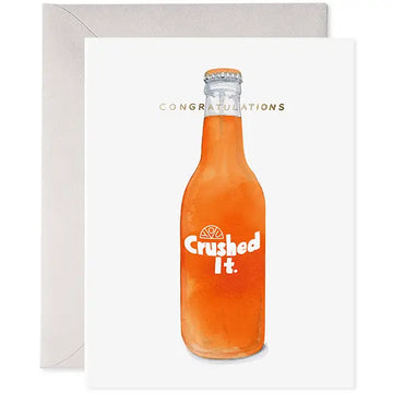 E.Frances Crushed It Congratulations Greeting Card