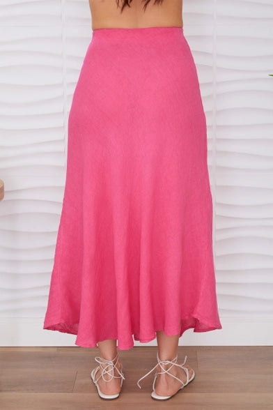 Bella Linen Maxi Skirt