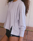 All My Love Heather Long Sleeve Tee