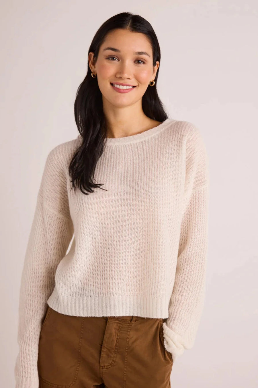 Bella Dahl Relaxed Drop Shoulder Sweater