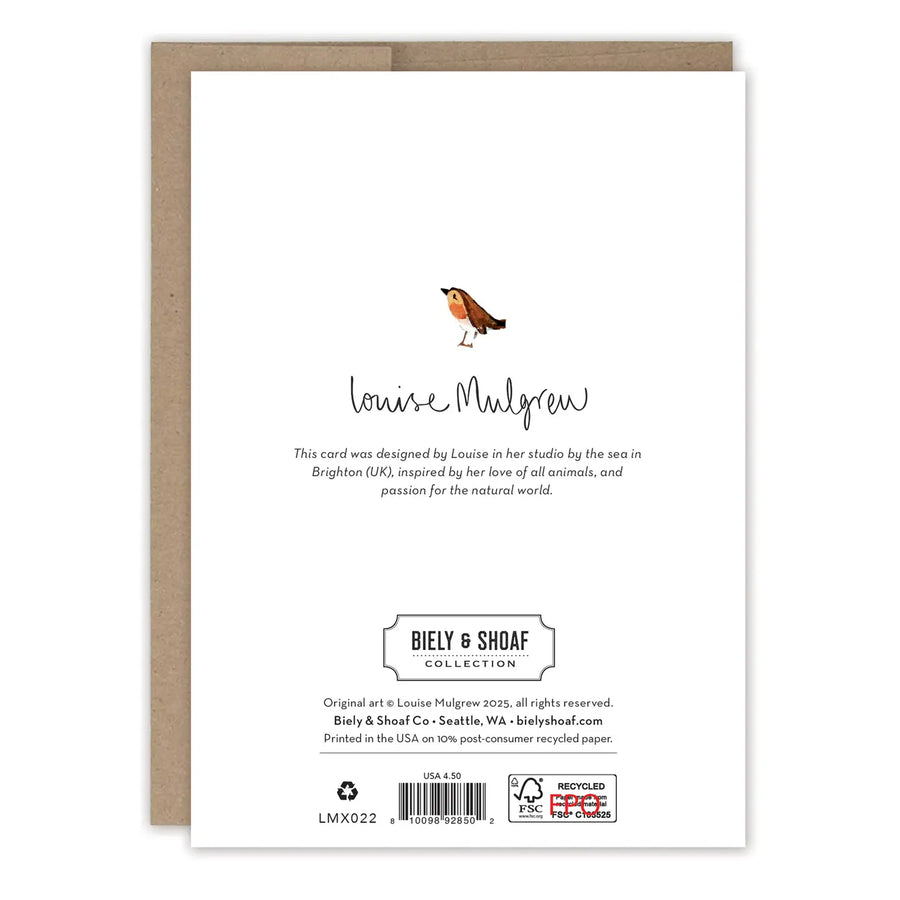 Swans Lovely Boxed Holiday Cards - Set of 10