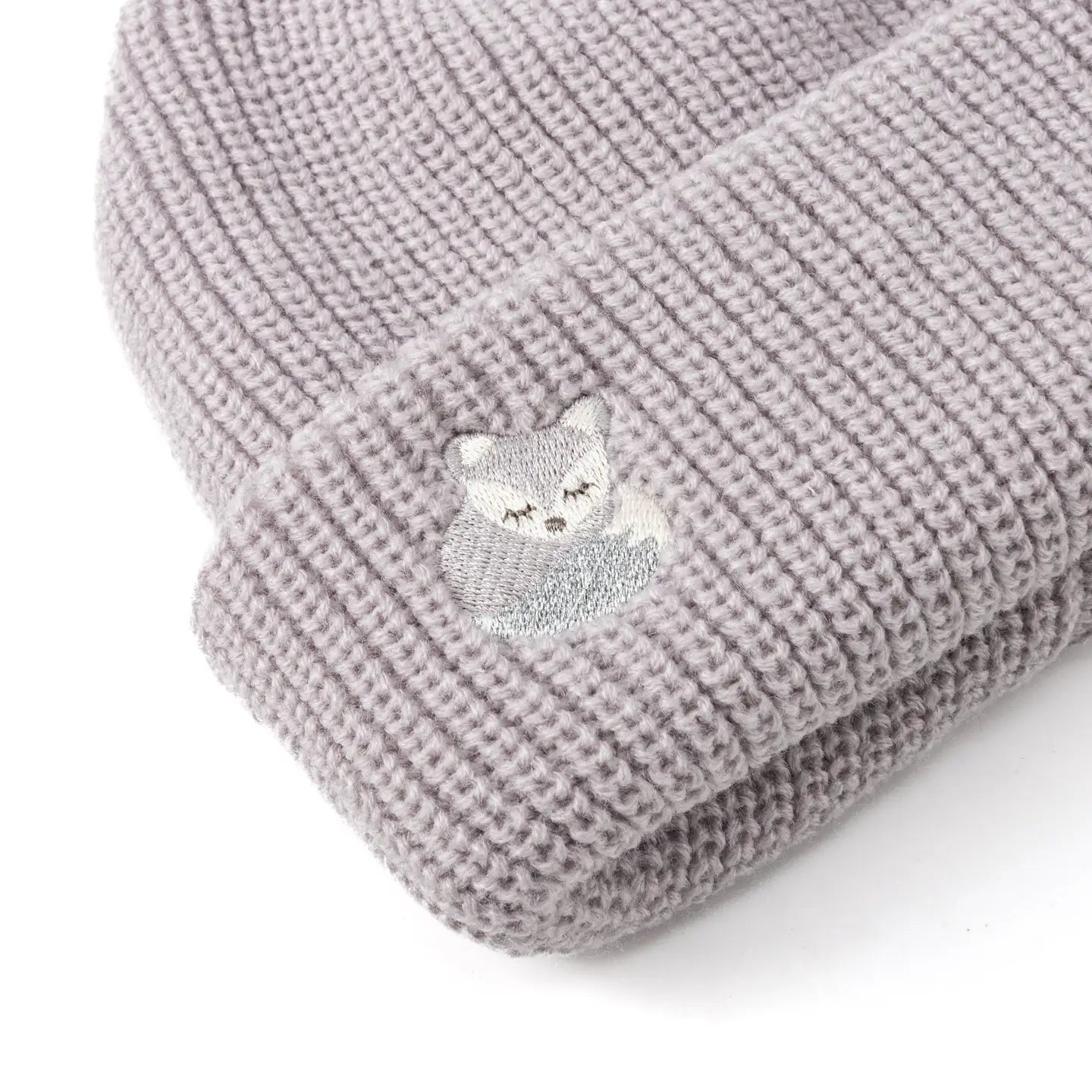 Kids Patch Knitted Winter Beanie