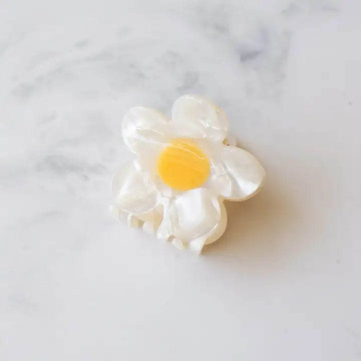 Eco Daisy Flower Hair Claw