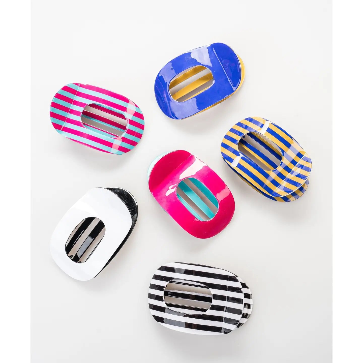 Color Block Banana Hair Clip