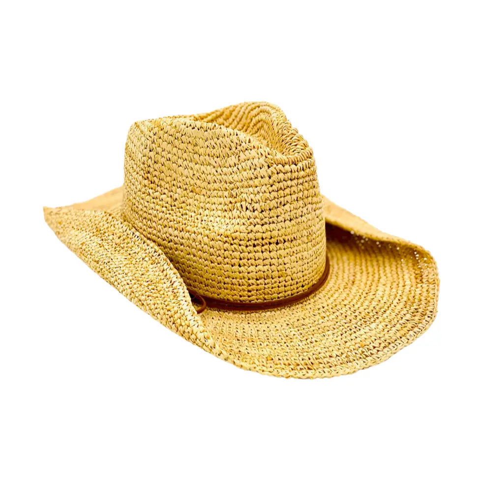 The Mesa Raffia Fedora Hat