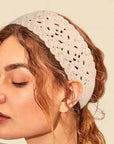Boho Crochet Cotton Headband