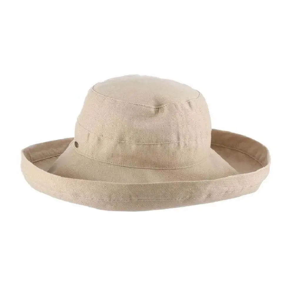 Giana Round Crown Crushable Cotton Hat