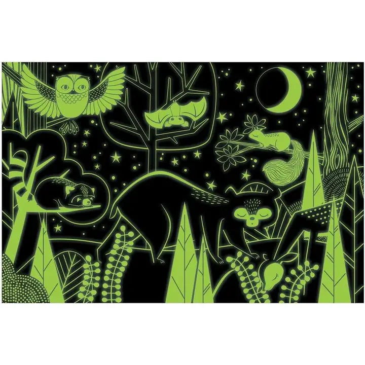 Glow in the Dark Puzzle: 100 Piece